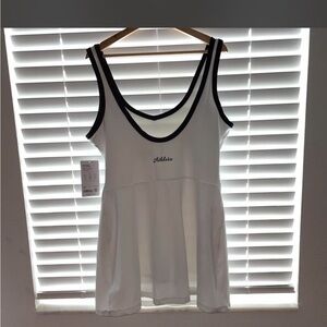 Athleta White Dress with Black Accents